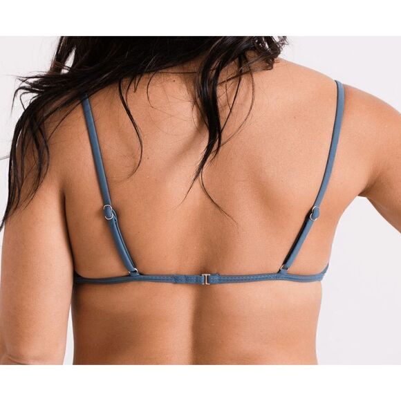 NWT Small Set Women's Two-Piece Scoop Bralette Top Tropical Midrise Bottom Swims - Picture 5 of 11